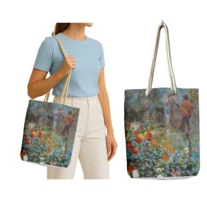 Sokak Cortot Bahçesi - Renoir (Bez Çanta 35*40)