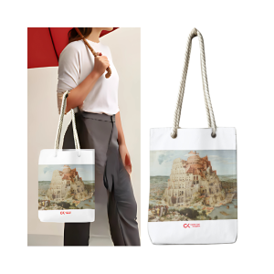 BABİL KULESİ (BEZ ÇANTA - 35*40) Fermuarlı BABİL KULESİ (BEZ ÇANTA - 35*40) Fermuarlı