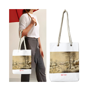 BİR KUŞ TUZAĞI (BEZ ÇANTA - 35*40) Fermuarlı