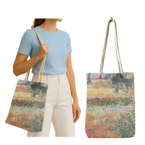 BLOOM'DAKİ BAHÇE -BEZ ÇANTA BLOOM'DAKİ BAHÇE -BEZ ÇANTA