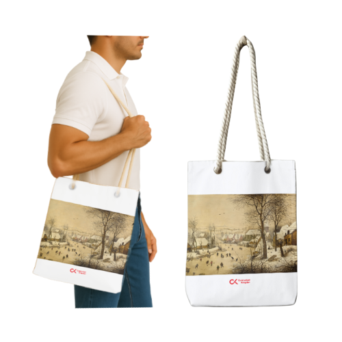 BİR KUŞ TUZAĞI (BEZ ÇANTA - 35*40) Fermuarlı